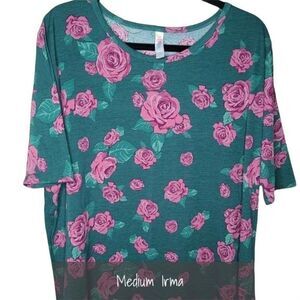 LuLaRoe Irma Tunic Medium Floral NEW